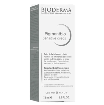 Bioderma Pigmentbio Sensitive Areas &mdash; Освітлювальний крем для чутливих зон, 75ml 5772 фото