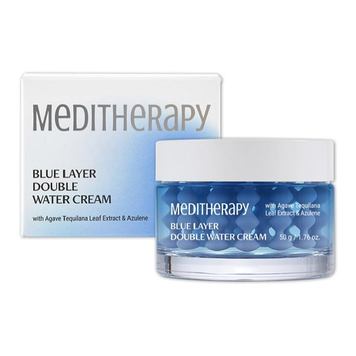MEDITHERAPY Blue Layer Double Water Cream &mdash; двошаровий зволожувальний крем із капсулами, 50 г 5833 фото