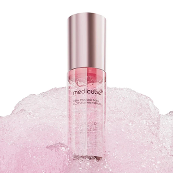 Medicube PDRN Pink Collagen Glow Jelly Mist Serum - Увлажняющий мист-серум для сияния кожи, 100мл 5895 фото
