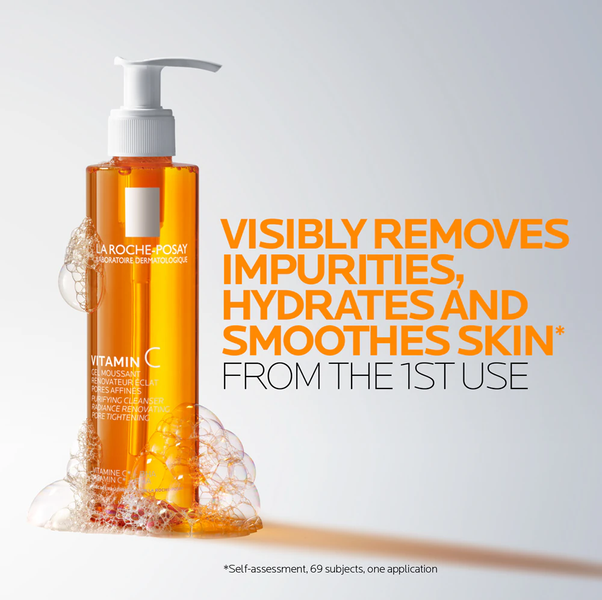 La Roche-Posay Vitamin C Gel Moussant &ndash; очищающий гель для лица с витамином C, 200ml 5795 фото